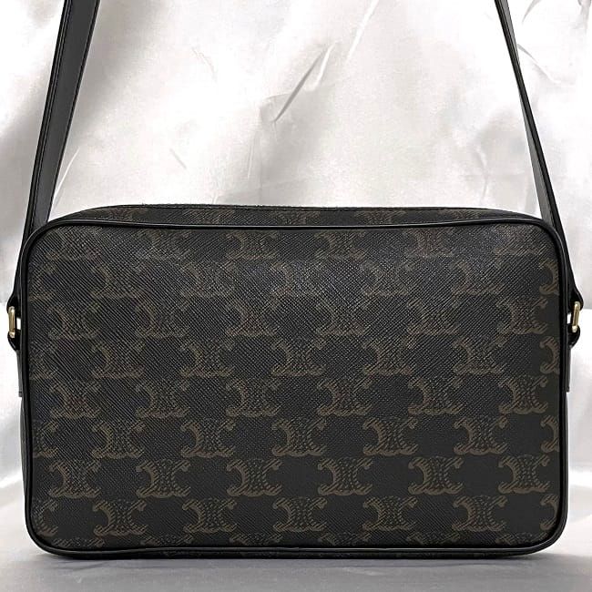 Celine Shoulder Bag Messenger Black Triomphe — view 4