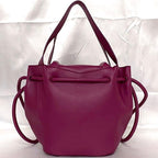 Bottega Veneta 2-Way Bag Purple Beak Drawstring Leather — view 6