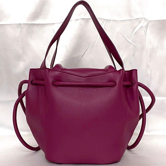 Bottega Veneta 2-Way Bag Purple Beak Drawstring Leather — view 6