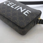 Celine Shoulder Bag Messenger Black Triomphe — view 6