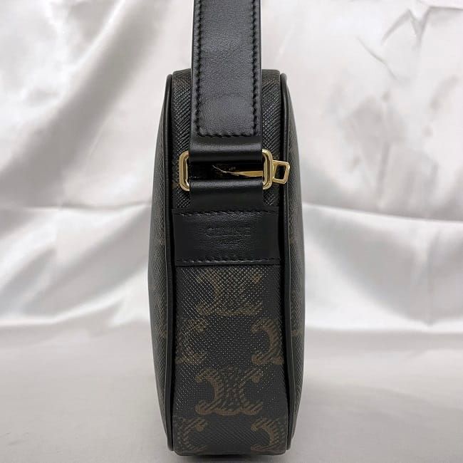 Celine Shoulder Bag Messenger Black Triomphe — view 3