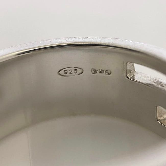 Gucci Ring Silver Cut — view 5