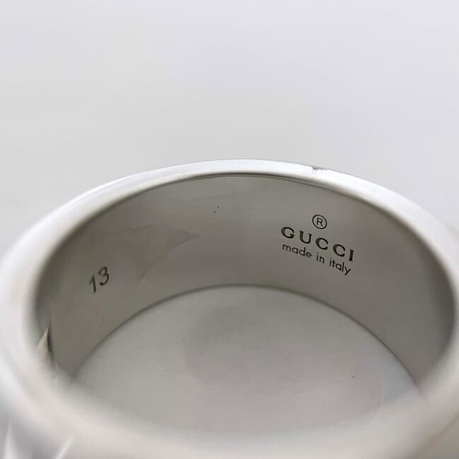 Gucci Ring Regular Silver Polished — view 5