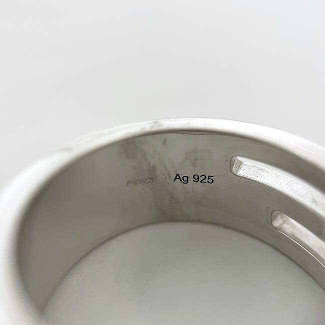 Gucci Ring Regular Silver Polished — view 6