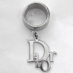 Dior Logo Ring Silver Metal — view 2