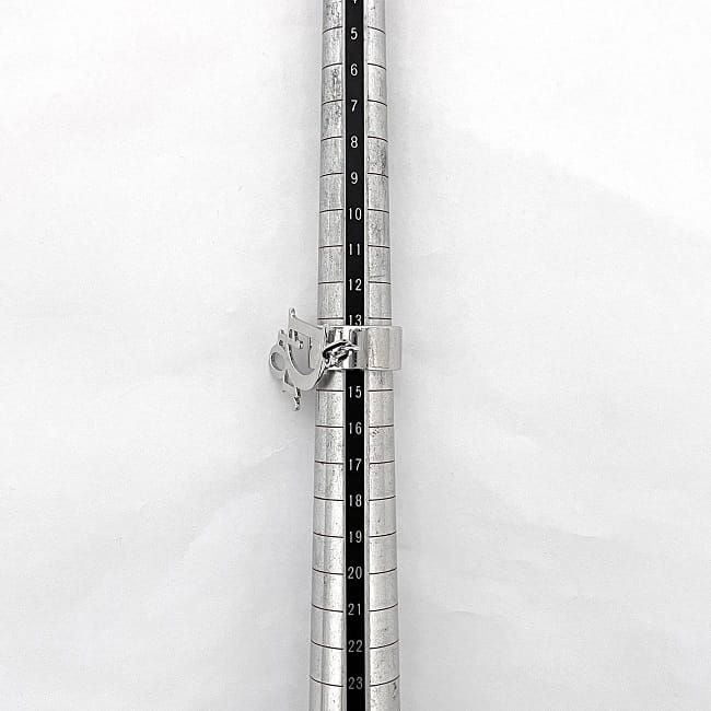 Dior Logo Ring Silver Metal — view 8