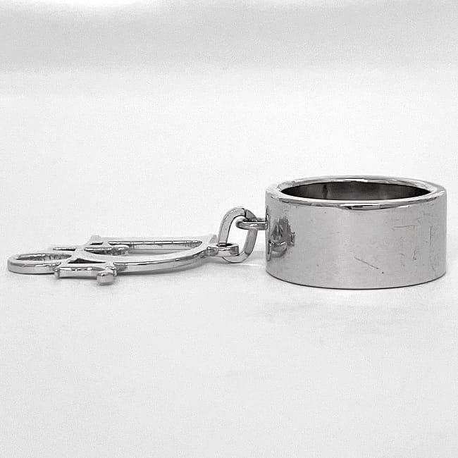 Dior Logo Ring Silver Metal — view 3