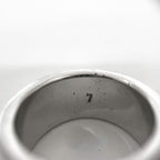 Dior Logo Ring Silver Metal — view 6