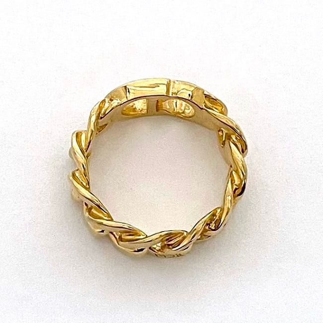 Dior Ring Gold Chain — view 5