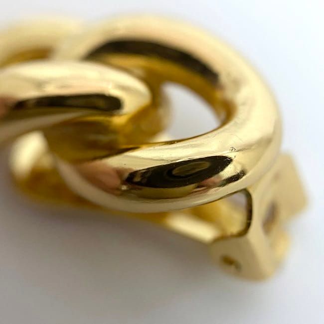 Dior Earrings Gold Chain — view 5