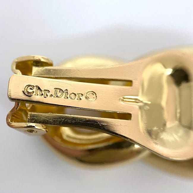 Dior Earrings Gold Chain — view 6