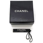 Chanel Earrings Gold CC Logo Vintage 2 3 — view 8