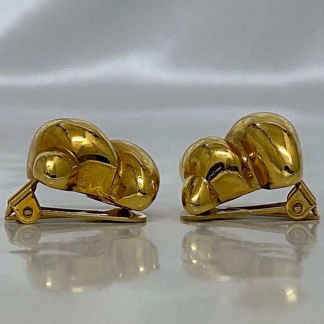 Celine Earrings Gold Triomphe — view 3