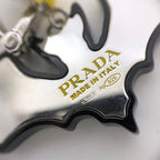 Prada Earrings Yellow Black Bat 925 Sterling Silver — view 4