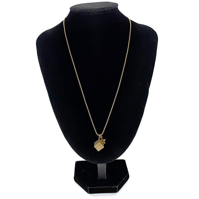 Dior Cube Necklace Gold Dice — view 9