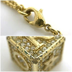 Dior Cube Necklace Gold Dice — view 7