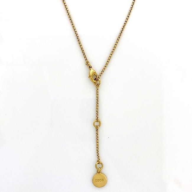 Dior Cube Necklace Gold Dice — view 6