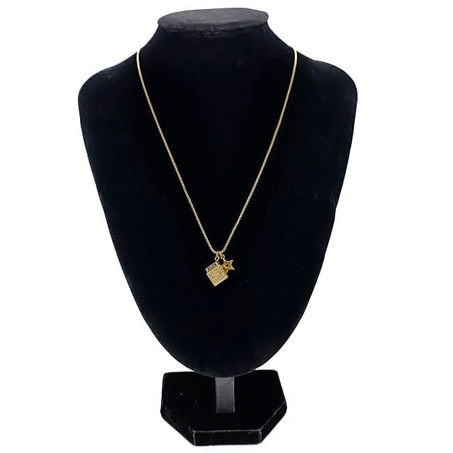 Dior Cube Necklace Gold Dice — view 8