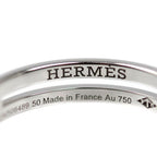 Hermes 18k White Gold Arianne Ring — view 5