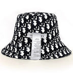 Dior Baquet White Navy Check Oak Hat — view 7