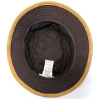 Hermes Bucket Hat Brown Beige Cleaned Hat Cotton — view 7