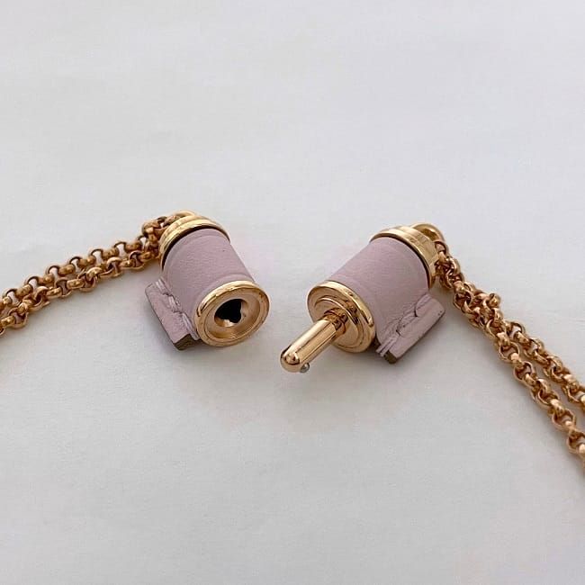 Hermes Necklace Charnier PM Pink Gold — view 4