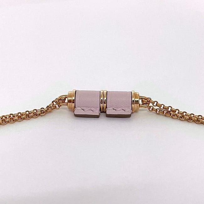 Hermes Necklace Charnier PM Pink Gold — view 3