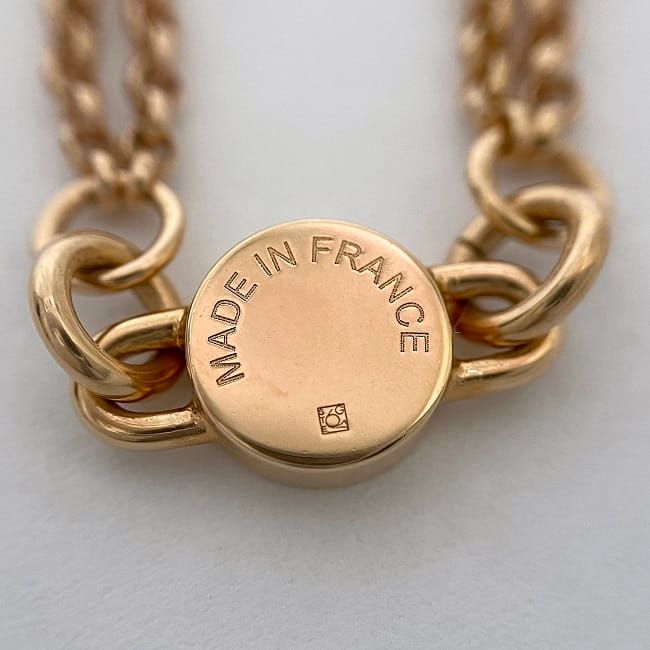Hermes Necklace Charnier PM Pink Gold — view 7