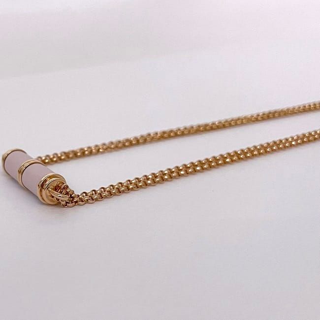 Hermes Necklace Charnier PM Pink Gold — view 5