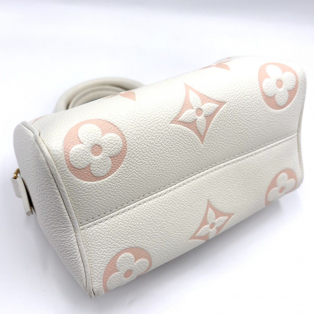 Louis Vuitton 2-Way Shoulder Bag Crossbody Bicolor Monogram Empreinte Speedy — view 3