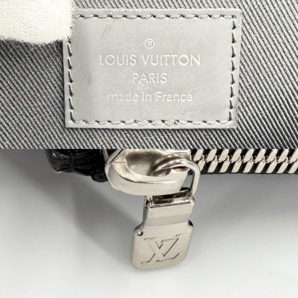 Louis Vuitton Clutch Camouflage Pochette Jour GM Second Document Case Canvas — view 5