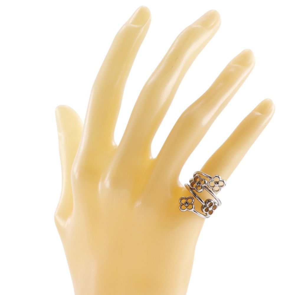 Louis Vuitton Ring Flower Full Metal Silver — view 2