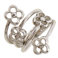 Louis Vuitton Ring Flower Full Metal Silver