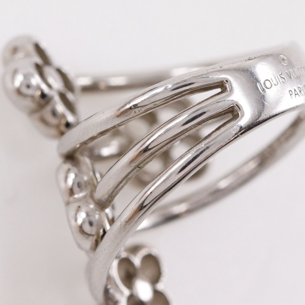 Louis Vuitton Ring Flower Full Metal Silver — view 6