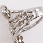 Louis Vuitton Ring Flower Full Metal Silver — view 6