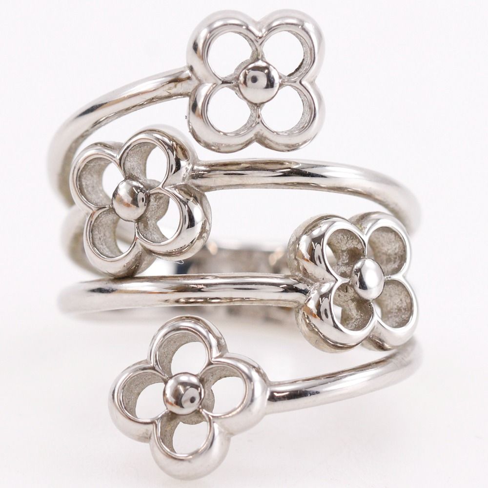 Louis Vuitton Ring Flower Full Metal Silver — view 4