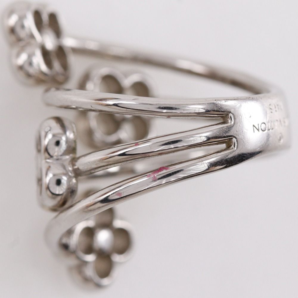 Louis Vuitton Ring Flower Full Metal Silver — view 5