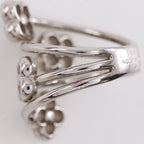 Louis Vuitton Ring Flower Full Metal Silver — view 5