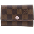 Louis Vuitton Multicles Damier Canvas Lo Zubarelli Nu Brown Su Key Case Key
