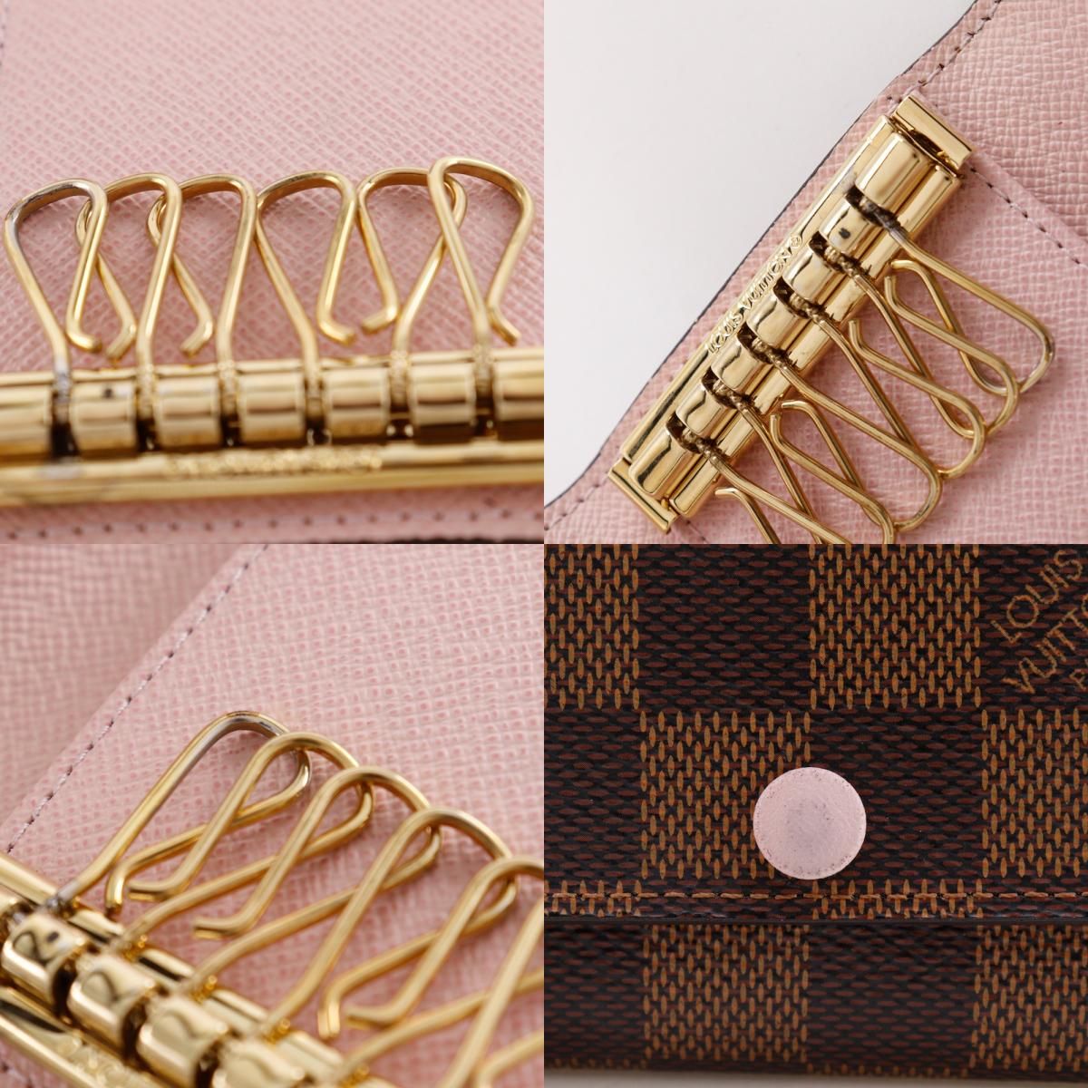 Louis Vuitton Multicles Damier Canvas Lo Zubarelli Nu Brown Su Key Case Key — view 9