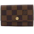 Louis Vuitton Multicles 6 Damier Canvas Brown Key Case Key Holder