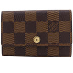 Louis Vuitton Multicles 6 Damier Canvas Brown Key Case Key Holder