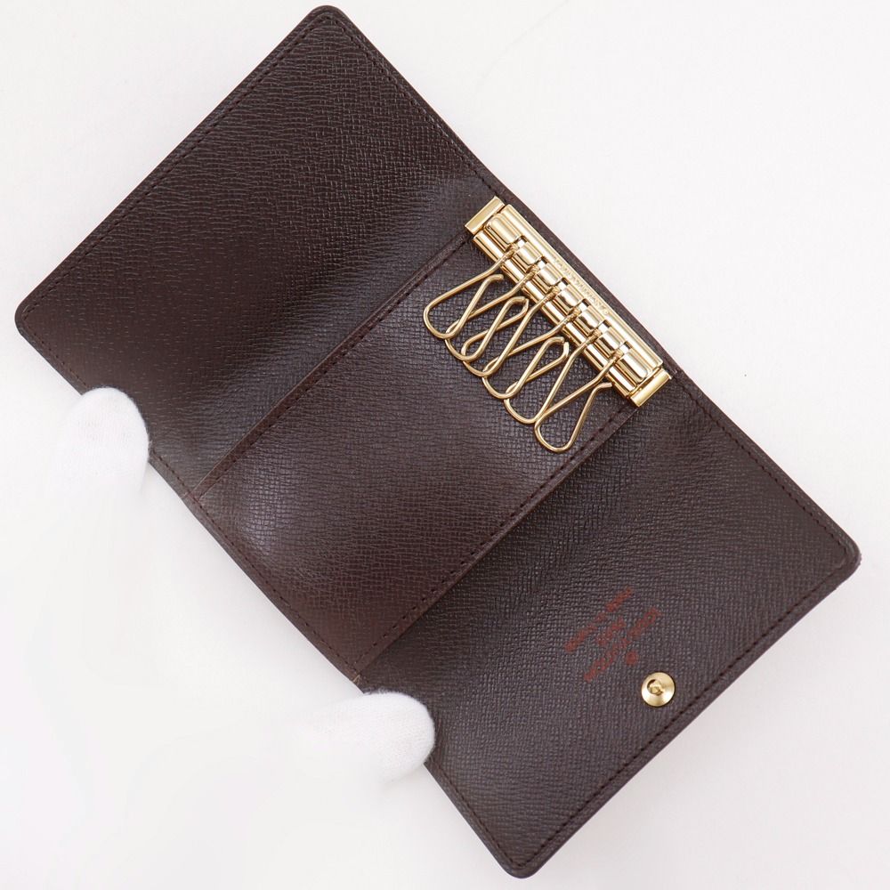 Louis Vuitton Multicles 6 Damier Canvas Brown Key Case Key Holder — view 8