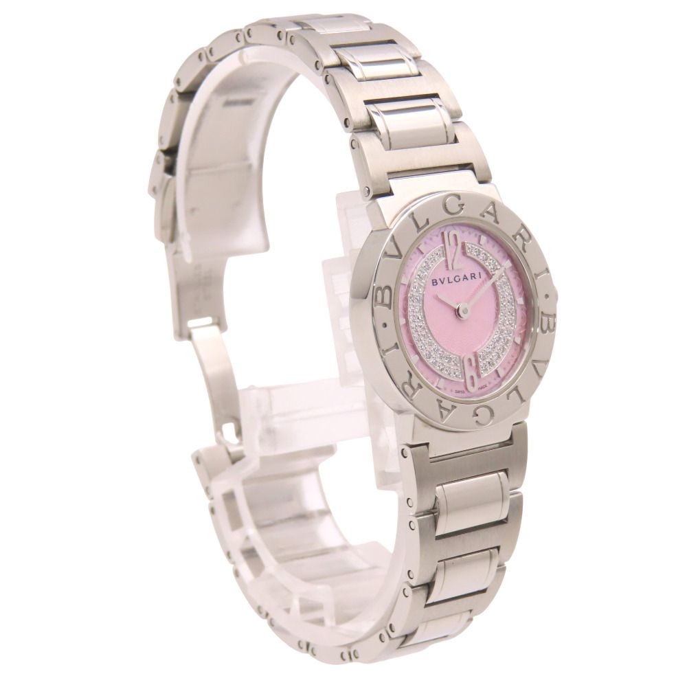 Bvlgari Diamond DN Quartz Watch SS Pink — view 3