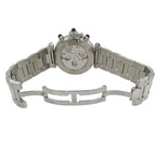 Cartier Watch Pasha Chronograph Automatic Winding at Stainless Steel Silver — view 4