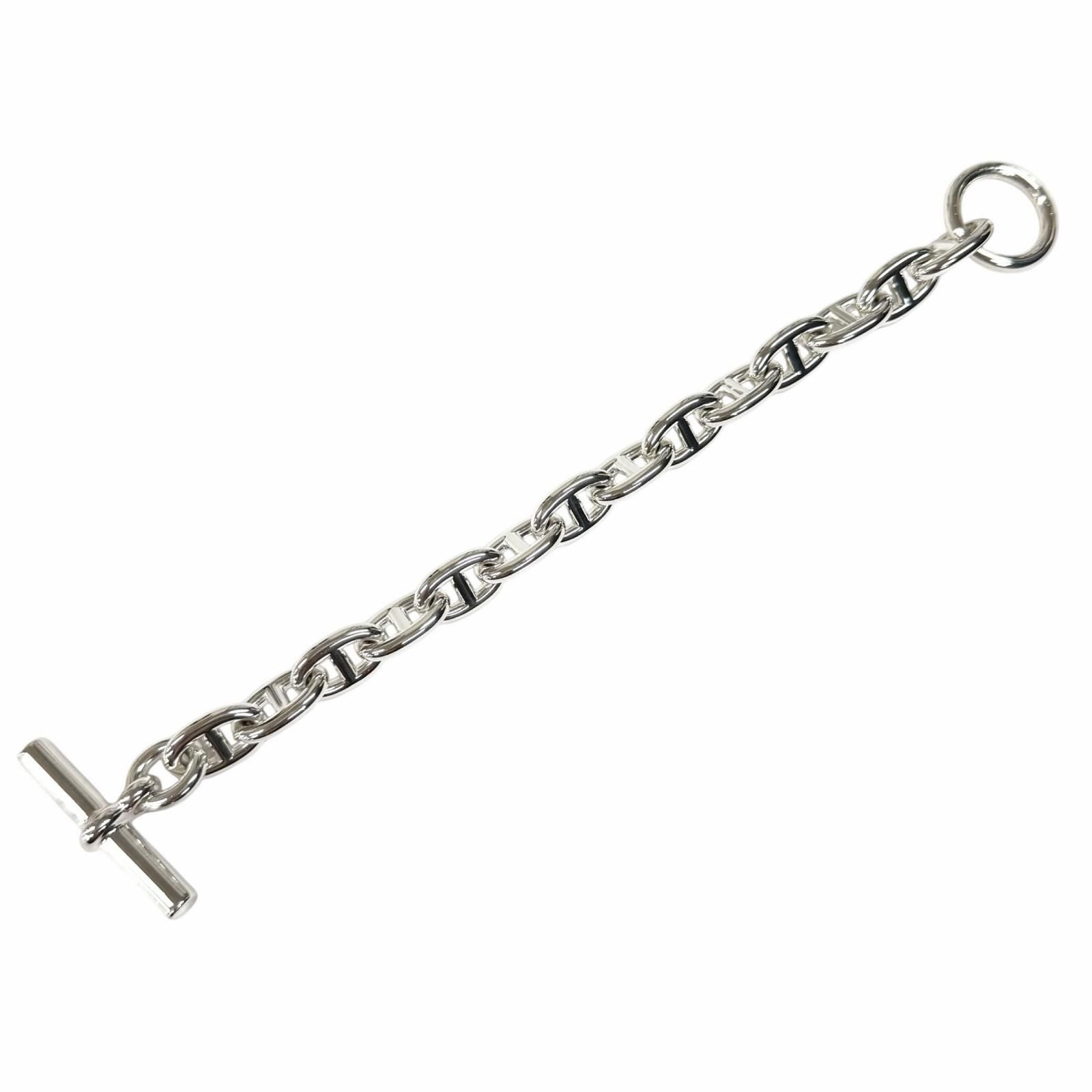 Hermes Chaine D'ancre MM 925 14 Links Bracelet Silver — view 4