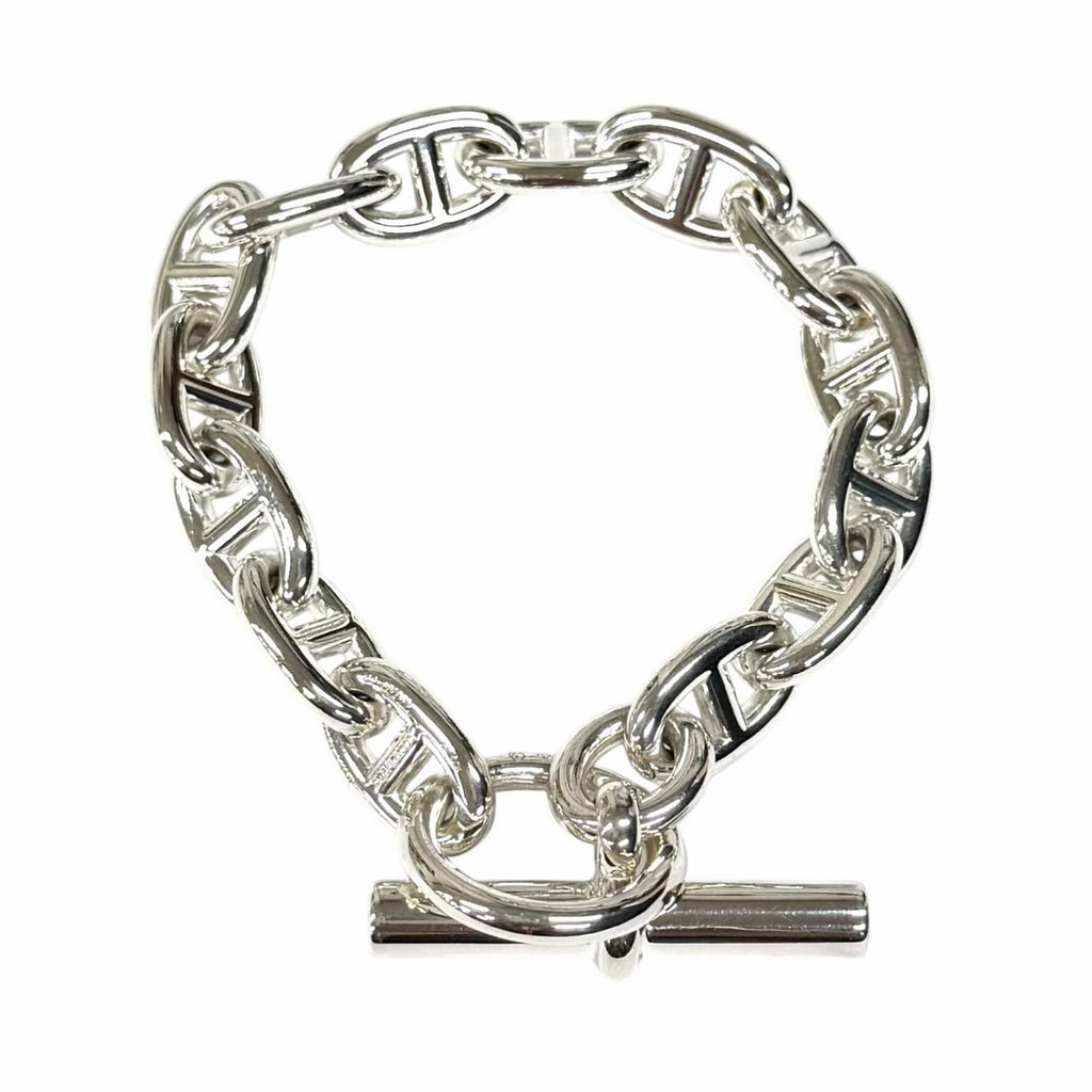 Hermes Chaine D'ancre MM 925 14 Links Bracelet Silver — view 3