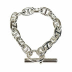 Hermes Chaine D'ancre MM 925 14 Links Bracelet Silver — view 3