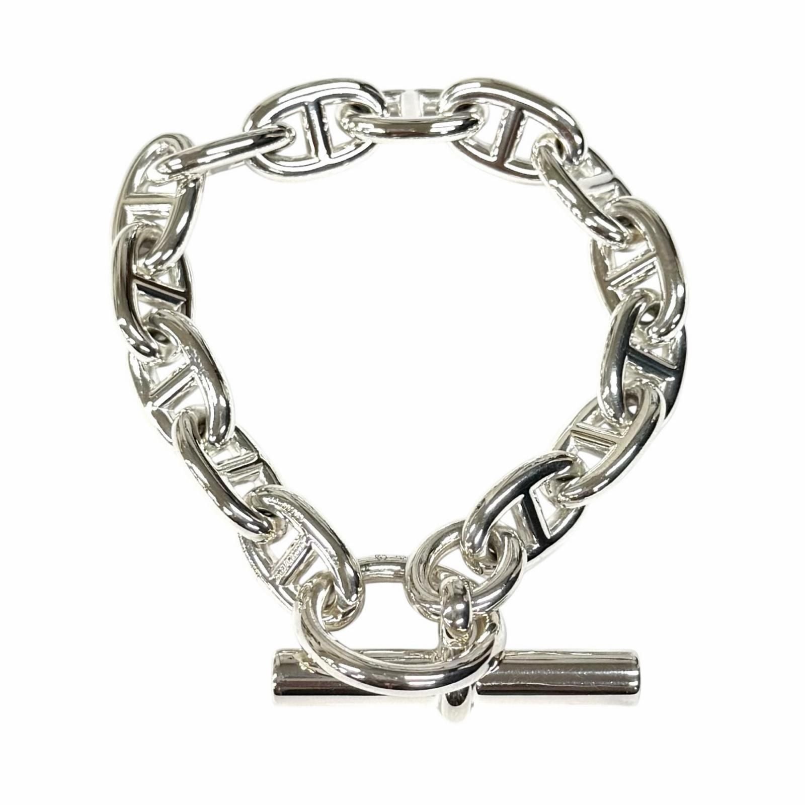 Hermes Chaine D'ancre MM 925 14 Links Bracelet Silver — view 3