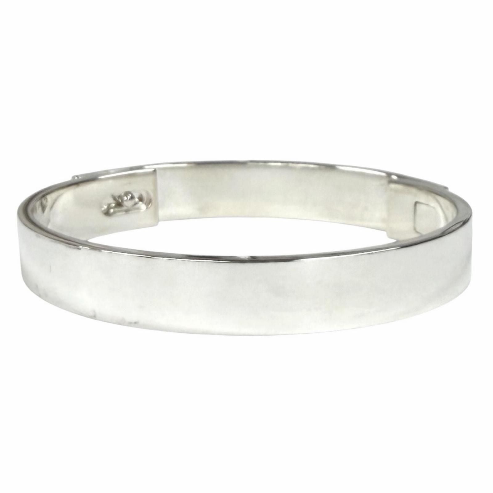 Hermes Collier de Chien Bracelet ST Bangle Silver — view 3